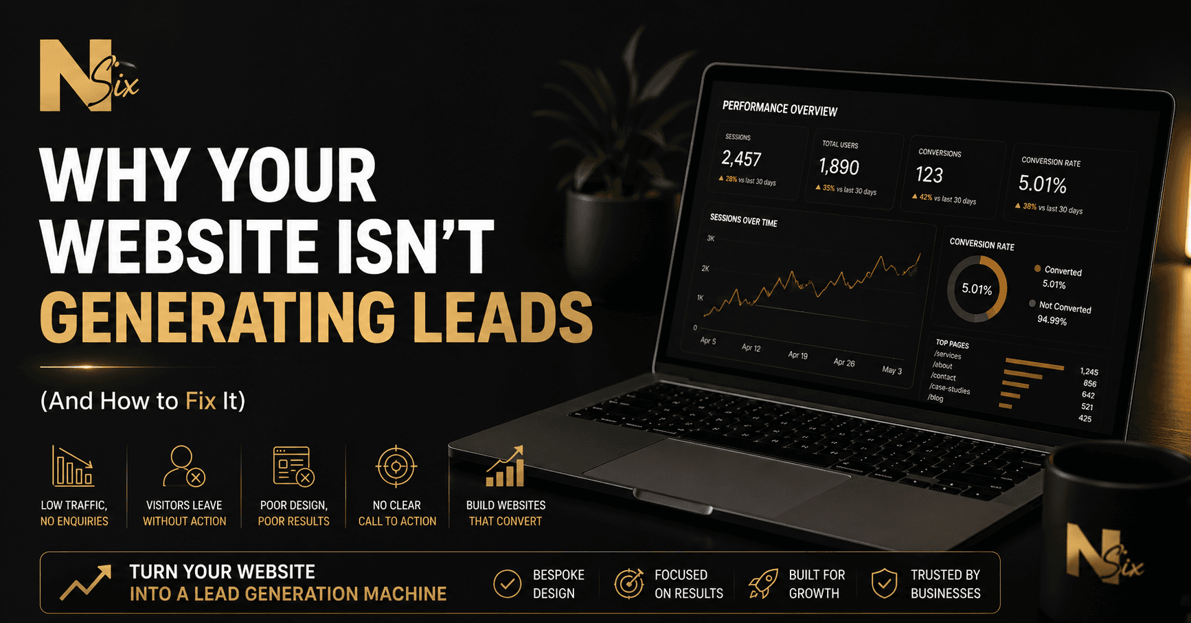 Why Your Website Isn’t Generating Leads (And How to Fix It)